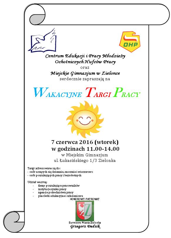 targi pracy 2016